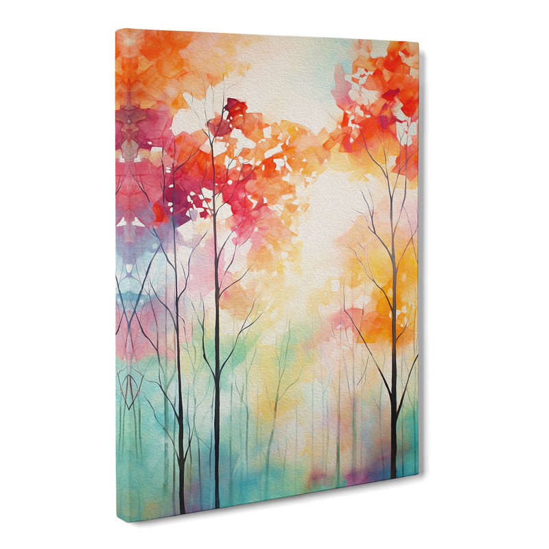 Spring Forest Modern No.3 - Wrapped Canvas, 76cm H x 50cm W x 3cm D