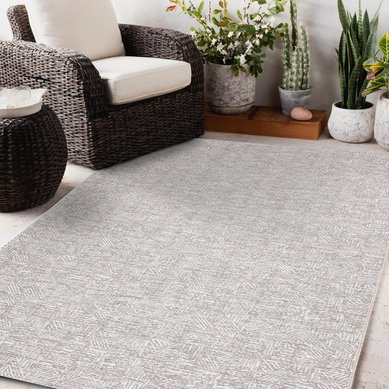 Apex Geometric Indoor / Outdoor Area Rug, Rectangle 140 x 200cm