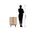 Paquette 50cm W Solid Wood Bedside Table