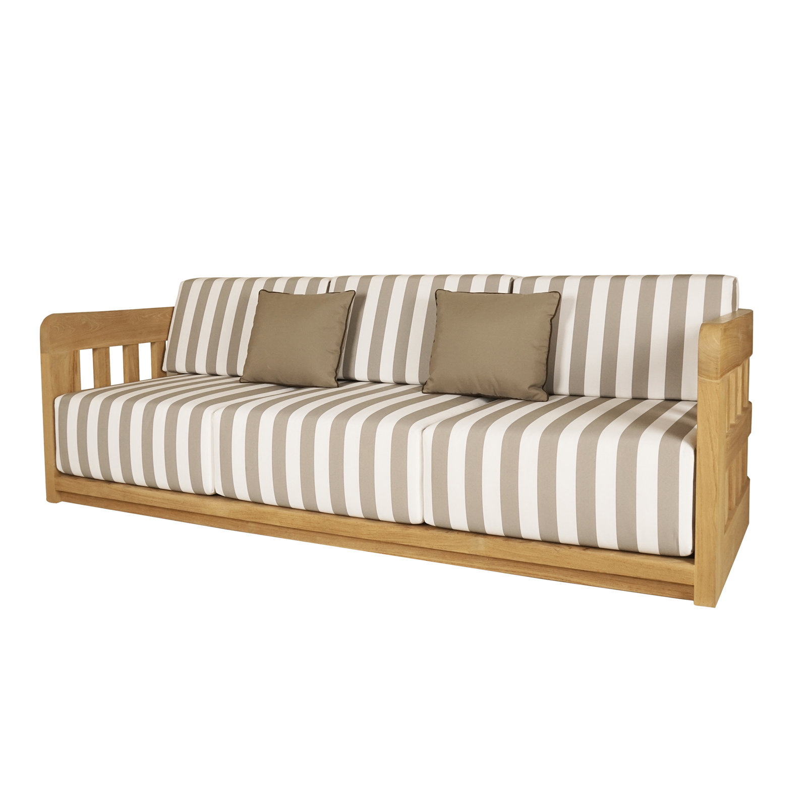 Ensley 90'' Teak Outdoor Patio Sofa