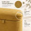 Banc de rangement moderne UNASECE de 116 cm (45,7 pouces) avec siège rembourré, compartiment caché et structure en bois robuste.-384041177