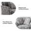 Fauteuil en polyester de 30,5 po de large Akenya-94482067