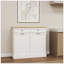 Armoire à ordures inclinable à deux tiroirs et à deux compartiments, durable et élégante pour les cuisines modernes, maximisant le rangement et la fonctionnalité