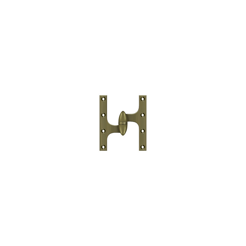 Hinge, Antique Brass, Left Hand