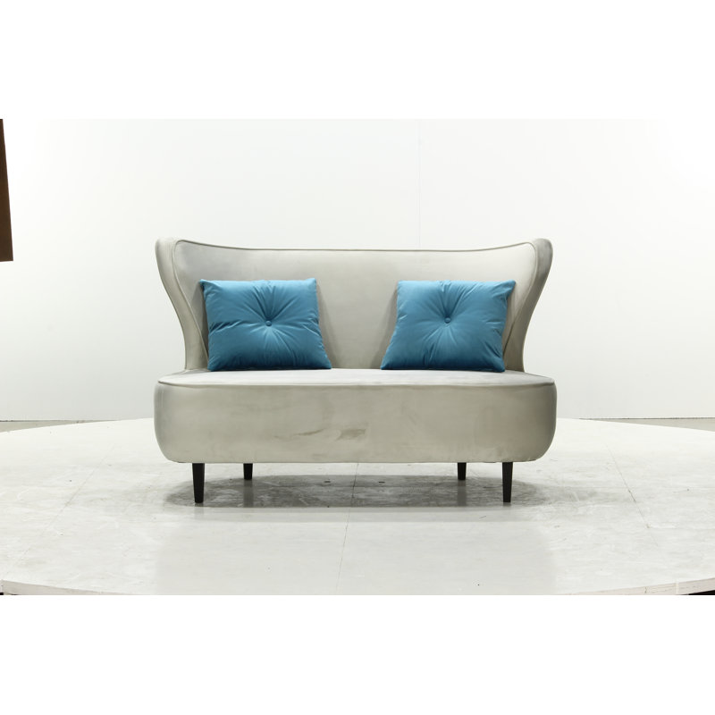 Aadish Velvet Loveseat