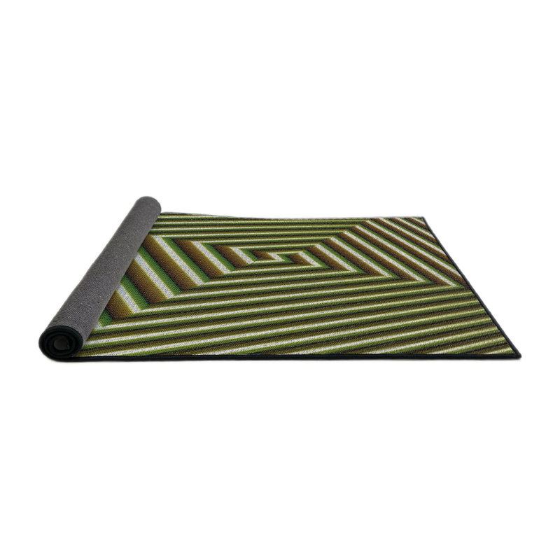 Vert Tapis décoratif, Carré 7 pi