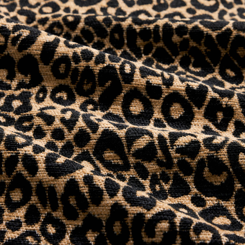 Canapé Comfy Chenille Leopard, Chenille brun