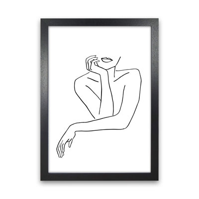 Line Arms Resting On Counter by Planeta444 - Print