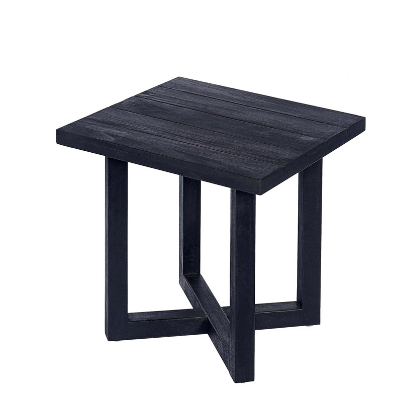 Table d'appoint ELLA SQUARE, noir