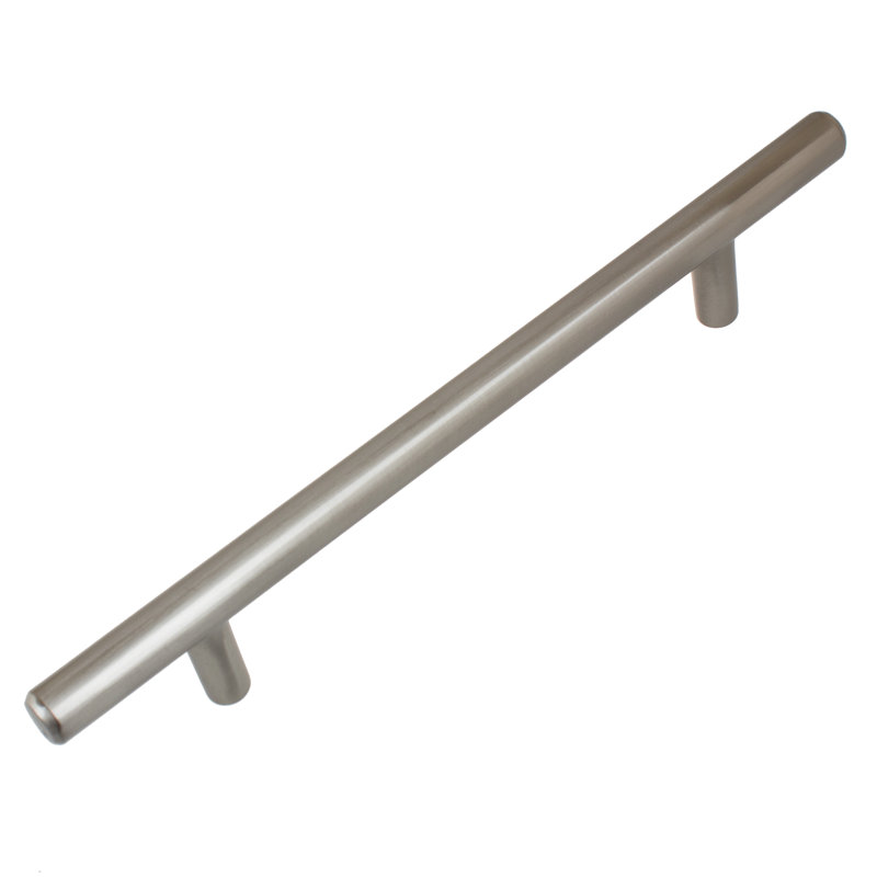 Ensemble de poignées de barre 5 à 8 po de couleur unie, Nickel satiné
