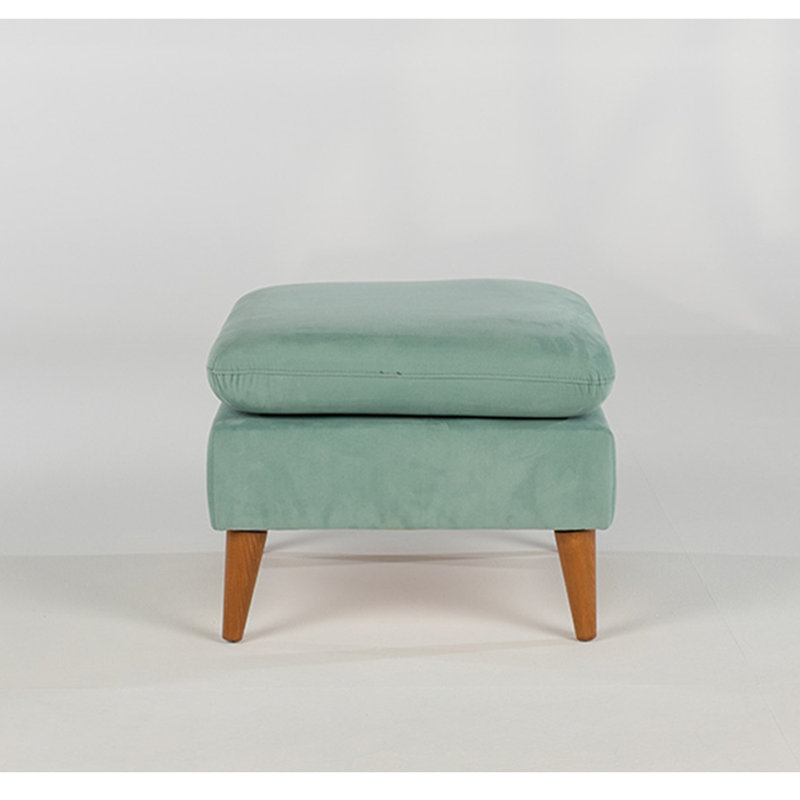 Repose-pieds Oxfield 24,8 po Oxfield, 100% polyester bleu-vert