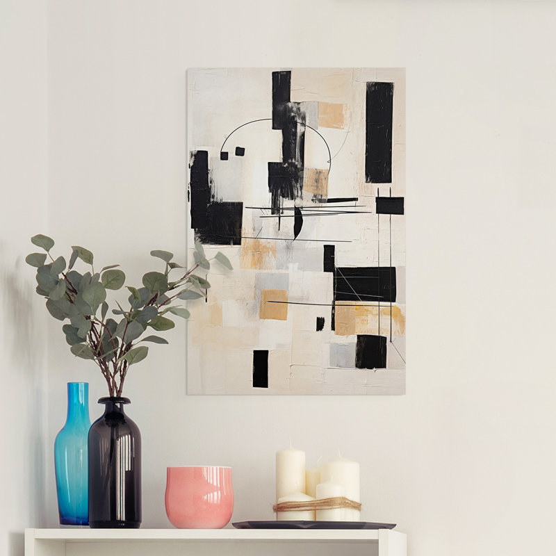 ABSTRACT Series CCCC - Impression sur toile seulement - NON-CADRE, H 60 po x l 40 po