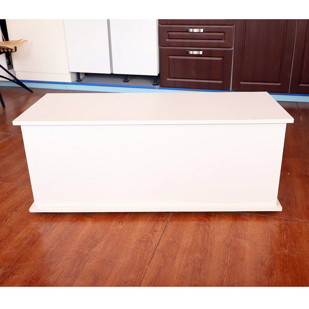 Latitude Run® Solid Wood Storage Bench Wayfair