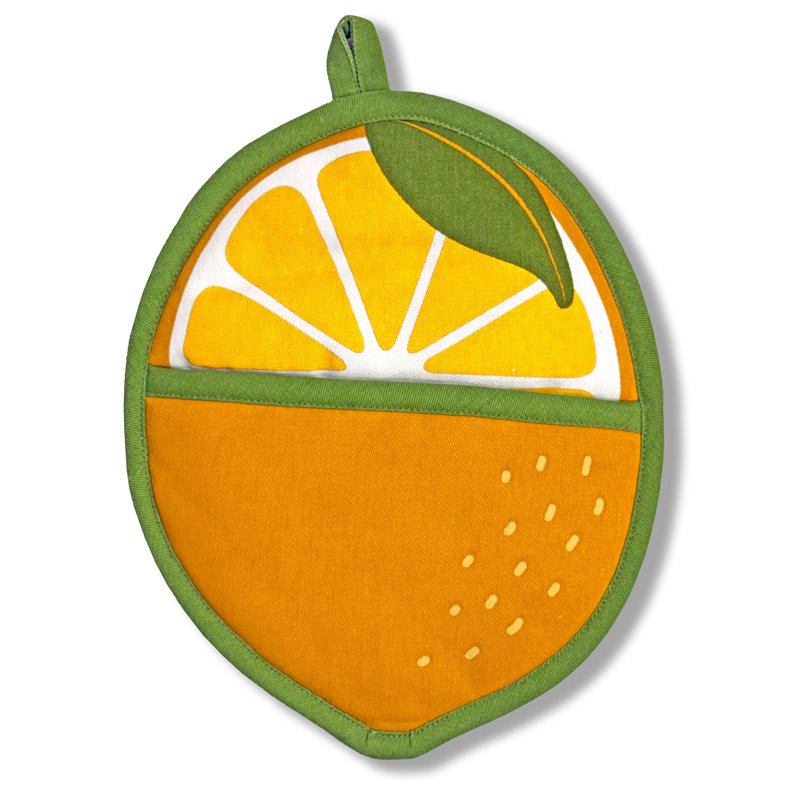 Lemon Tea Towel and Pot Holder Set