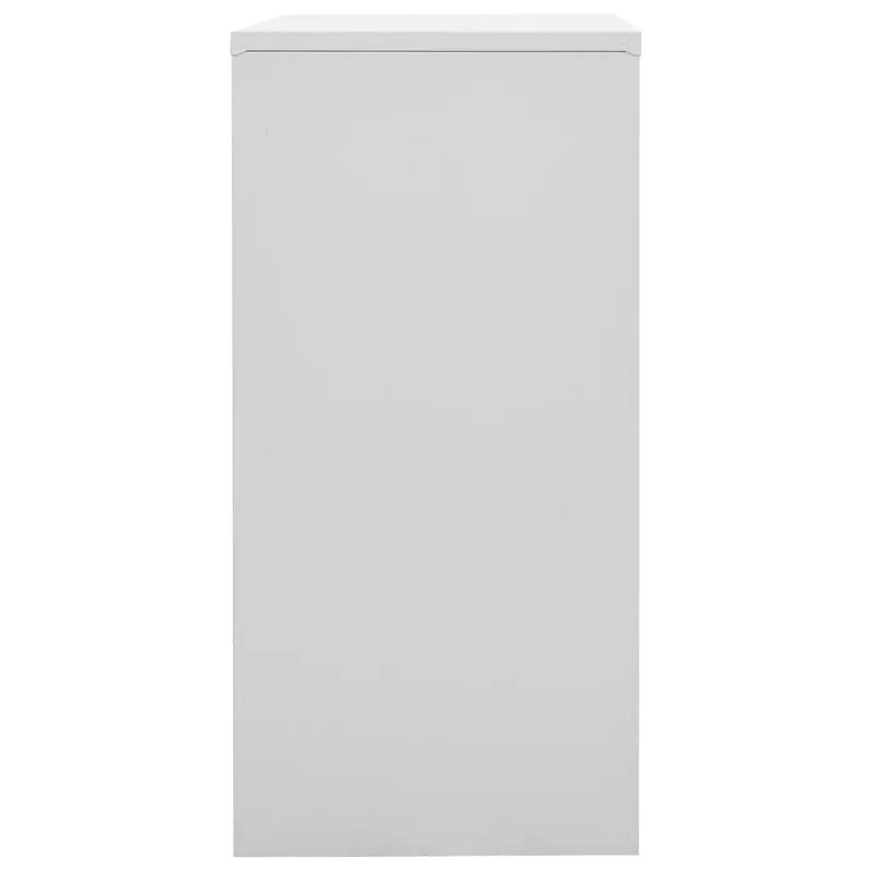 Metal 2 - Tier 90cm School Locker, Light Grey/Green
