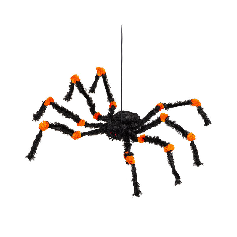 Décoration d'araignée suspendue Fahrie (comprend 1 orange et 1 vert)