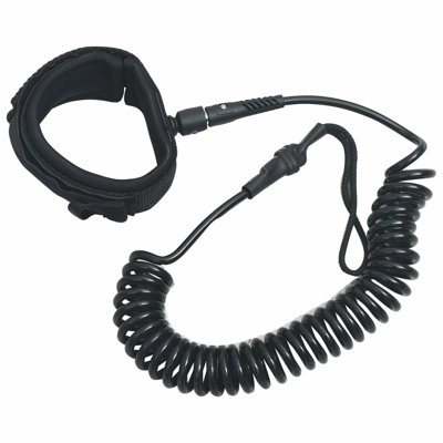 Laisse enroulée Vidaxl SUP noir 10 po