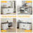 39.4" Storage Bench with Shoe Storage, 2-Tier Entryway Bench with Adjustable Shelf and Removable Cushion-775397989