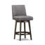 Upholstered Stool with Solid Wood Frame-1743268121
