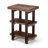 Solid Wood Farmhouse End Table with Storage, 20"W