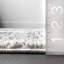 Tapis gris / blanc Amiya-2105944267