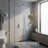 12" Wall Mounted Shower System With Handheld Shower Head, High Pressure Rainfall Shower Faucet Set With Rough-In Valve,Chrome-122422577
