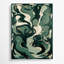 Abstrait art figuratif sur toile vert-1640313376