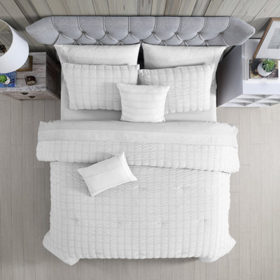 Courtepointe en microfibre Kane 5 pièces