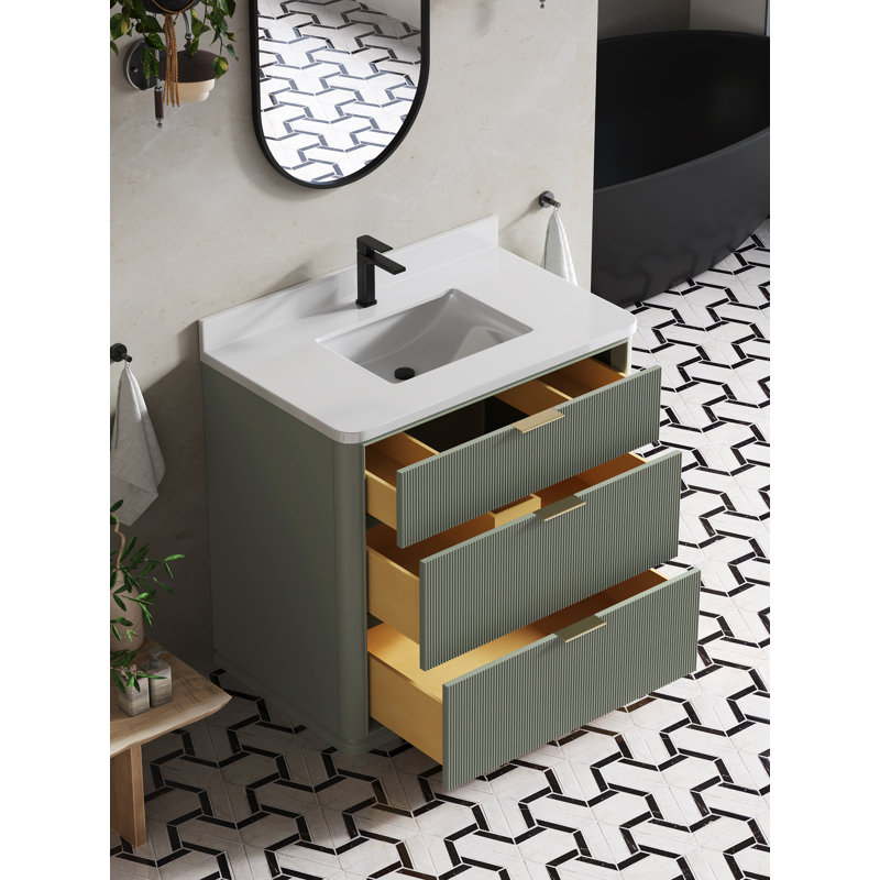 Maxbano 36  inch Bathroom Vanity Set with Included Backsplash, 36"