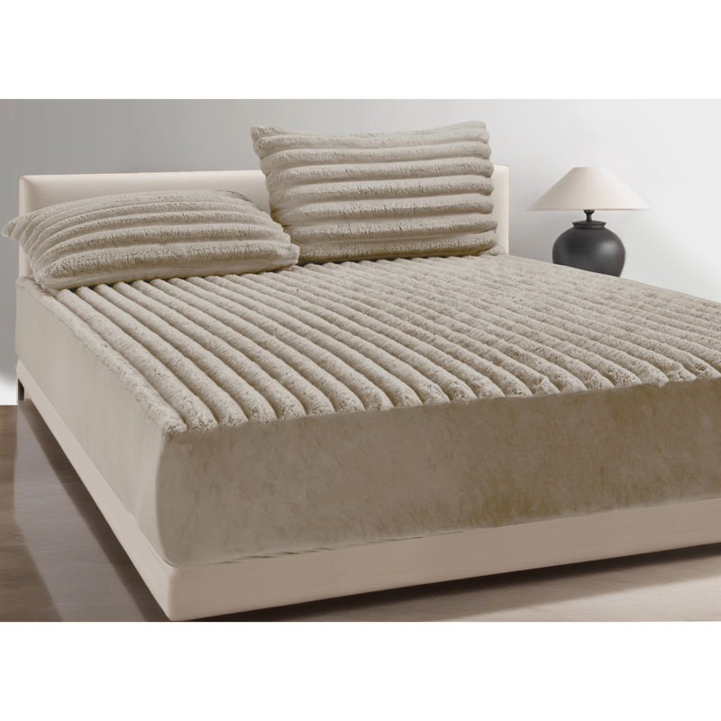 17 Stories Fitted Sheet, Brown