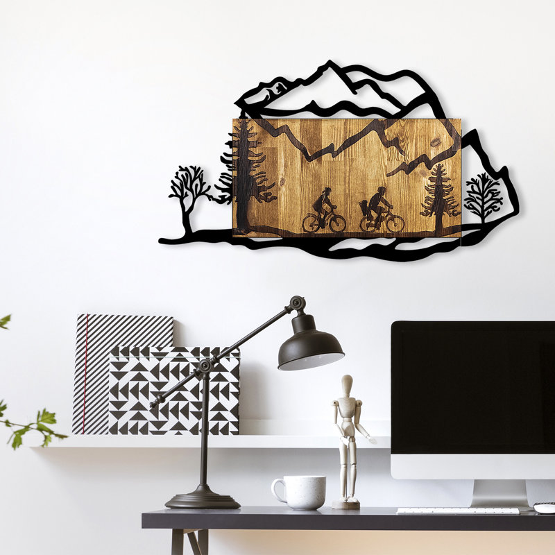 Décoration murale en bois