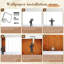 Papier peint adhésif auto-adhésif moderne pour la chambre à coucher L 144 po x l 100 po Peel and Stick-1314842844