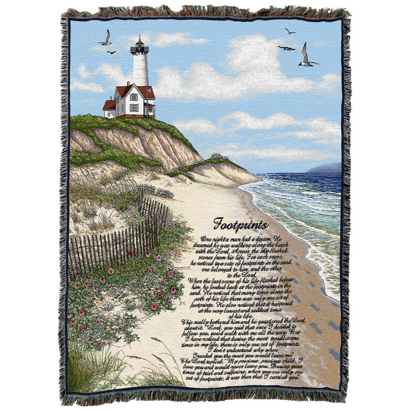 Jeté en coton Pure Country Weavers, Empreintes