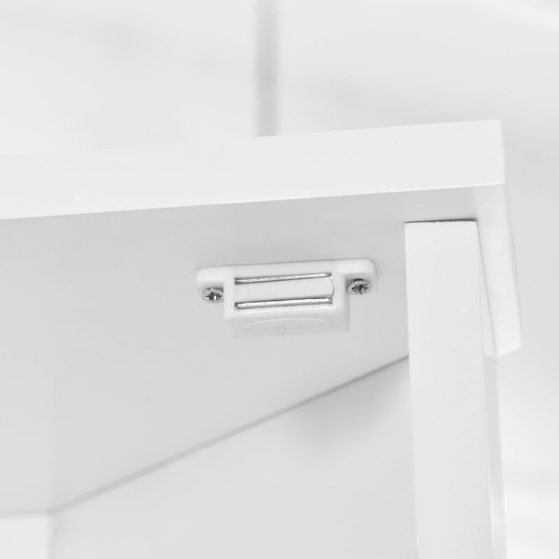 Meuble de coin multifonctionnel, White