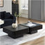 Table basse carrée moderne 31,5 pouces Handcraft-398458925