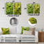 Ensemble d'art mural en métal kaléidoscope Kiwifruit-1810478001