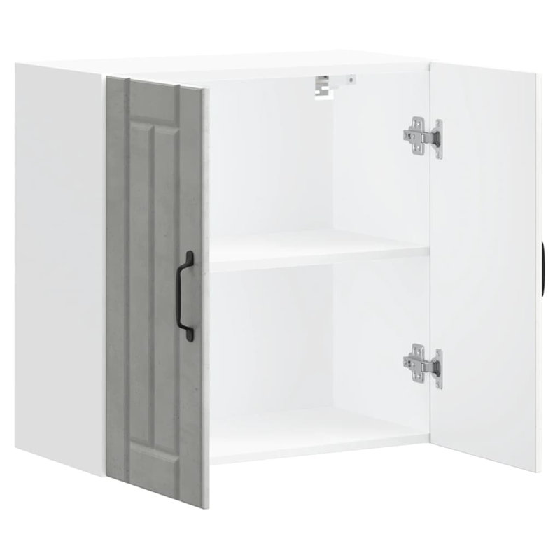 Standard Wall Cabinet, concrete grey, 60cm H x 60cm W x 31cm D