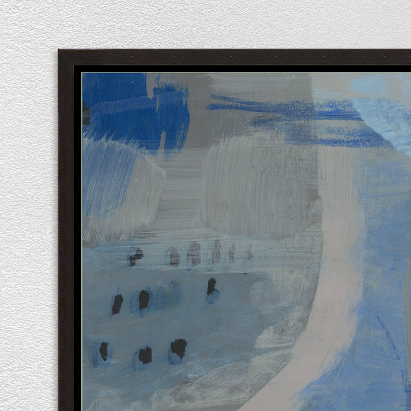«Blues II» par Victor Ryan - Peinture sur toile encadrée