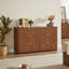 Commodes décoratives avec 6 tiroirs et poignées en métal-786052955