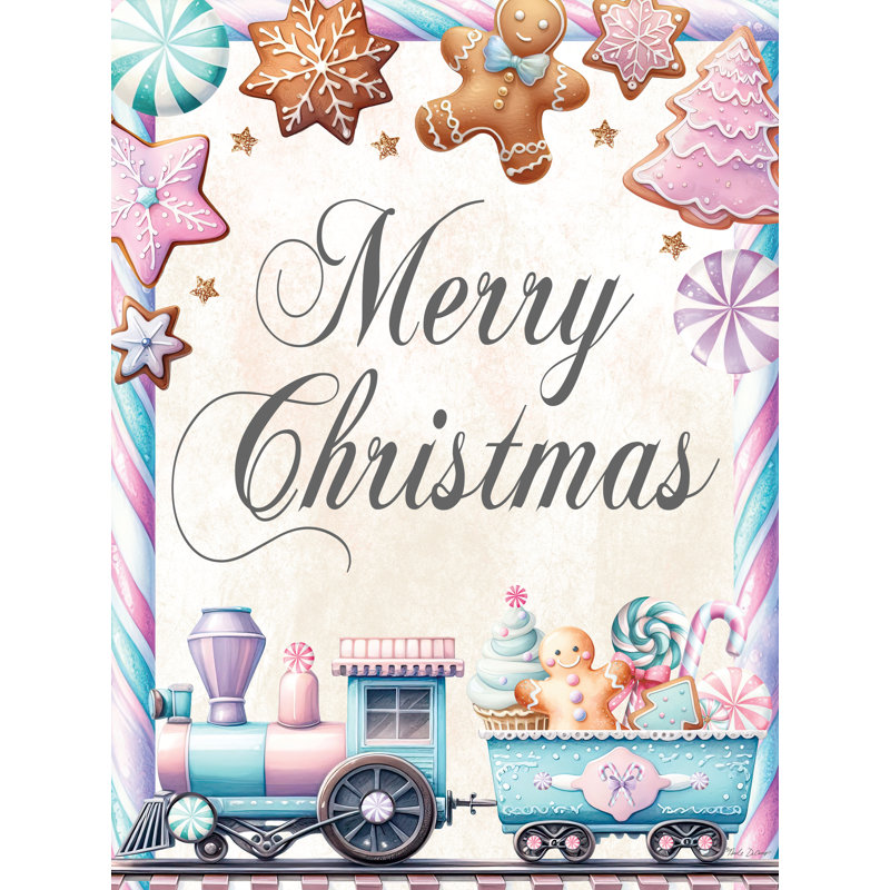 «Merry Christmas Candyland» par Nicole DeCamp, H 24 po x l 18 po
