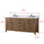 Ensemble de meuble-lavabo double 72 po Ajiya-1476141747-1476141749