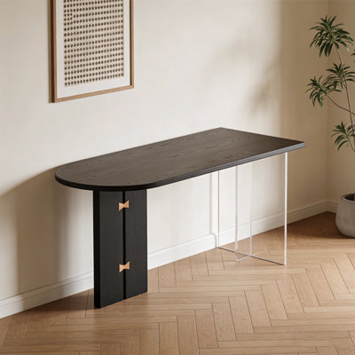 Bureau moderne en bois massif en acrylique