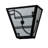 Steel Flush Mounted Sconce