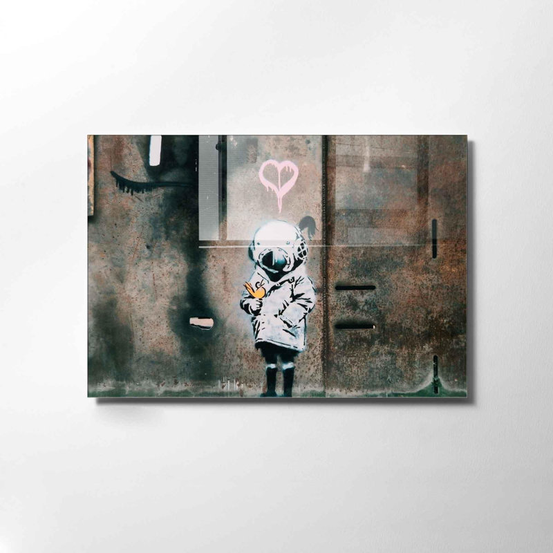 Peinture élégante en verre trempé de 11,8 po x 17,7 po | 100% verre trempé, épaisseur: 0,16 pouce | Superbe art mural pour la décoration intérieure, durable et facile à nettoyer, parfait pour les espaces de salon et de bureau