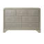 Ensemble de meubles de chambre à coucher en bois massif 58,40 po x 16,40 po x 37,30 po Modern Wood Glam