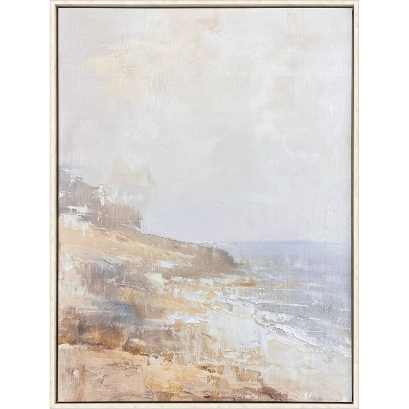 Hazy Beach Print by Petals Paragon