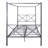 Black Metal Platform Bed With Canopy. & Dependable Construction. Quiet Sleeping Surface. Generous Under Storage Space. Easy To Assemble. 12 . Supports 400 - 600Lbs Full Frame Platform. Build.
