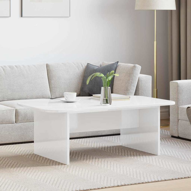 Coffee Table, High Gloss White