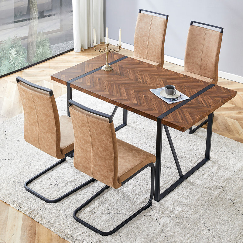 Ensemble de salle à manger en bois, 5