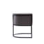Fauteuil rembourré en similicuir Virgil-455373717